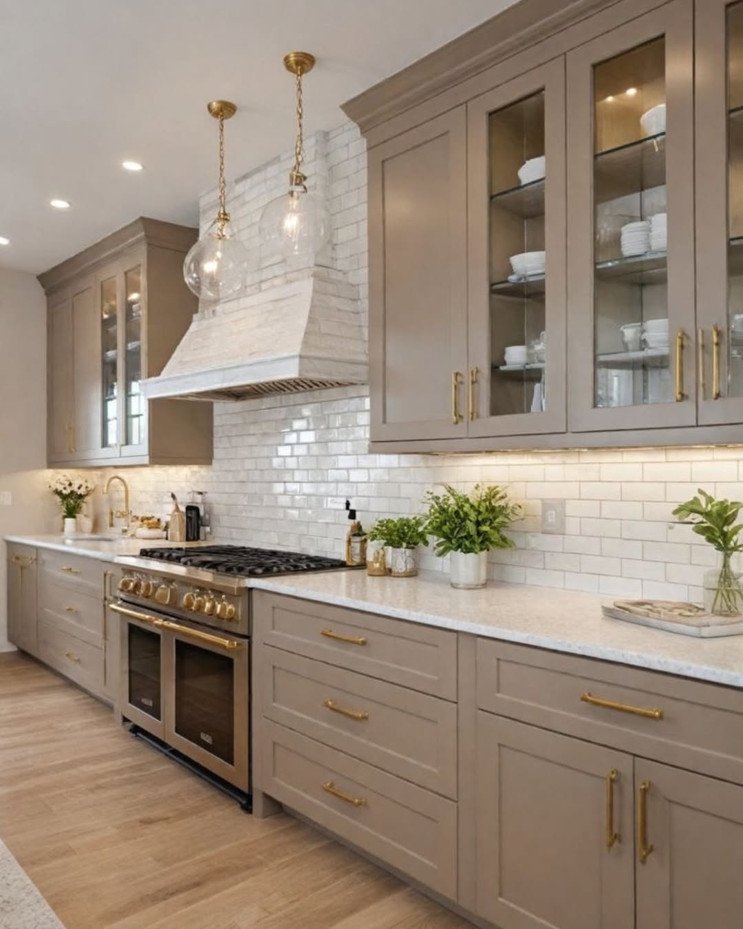 Taupe & Tile Elegance