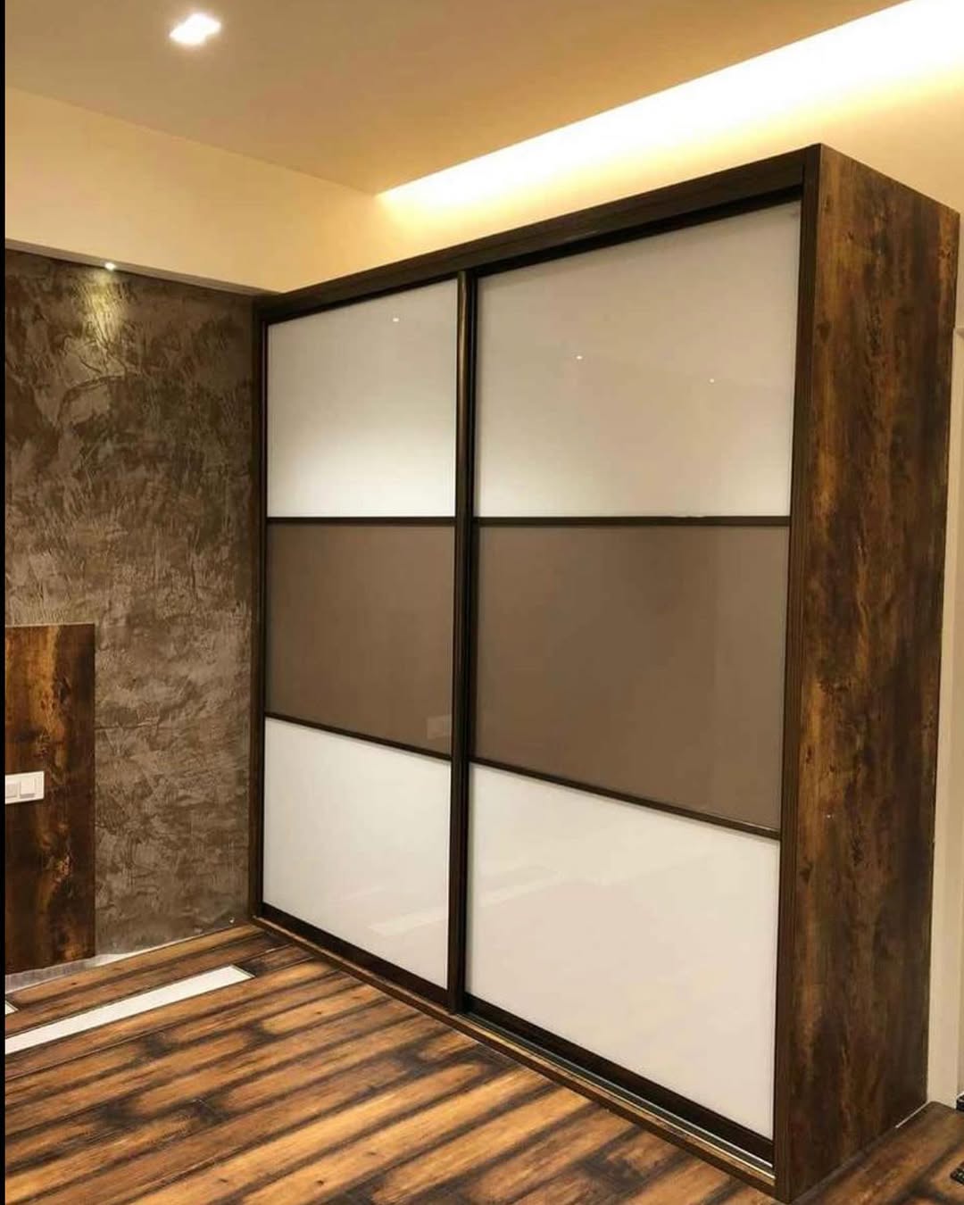 Rustic Modern Panel Wardrobe