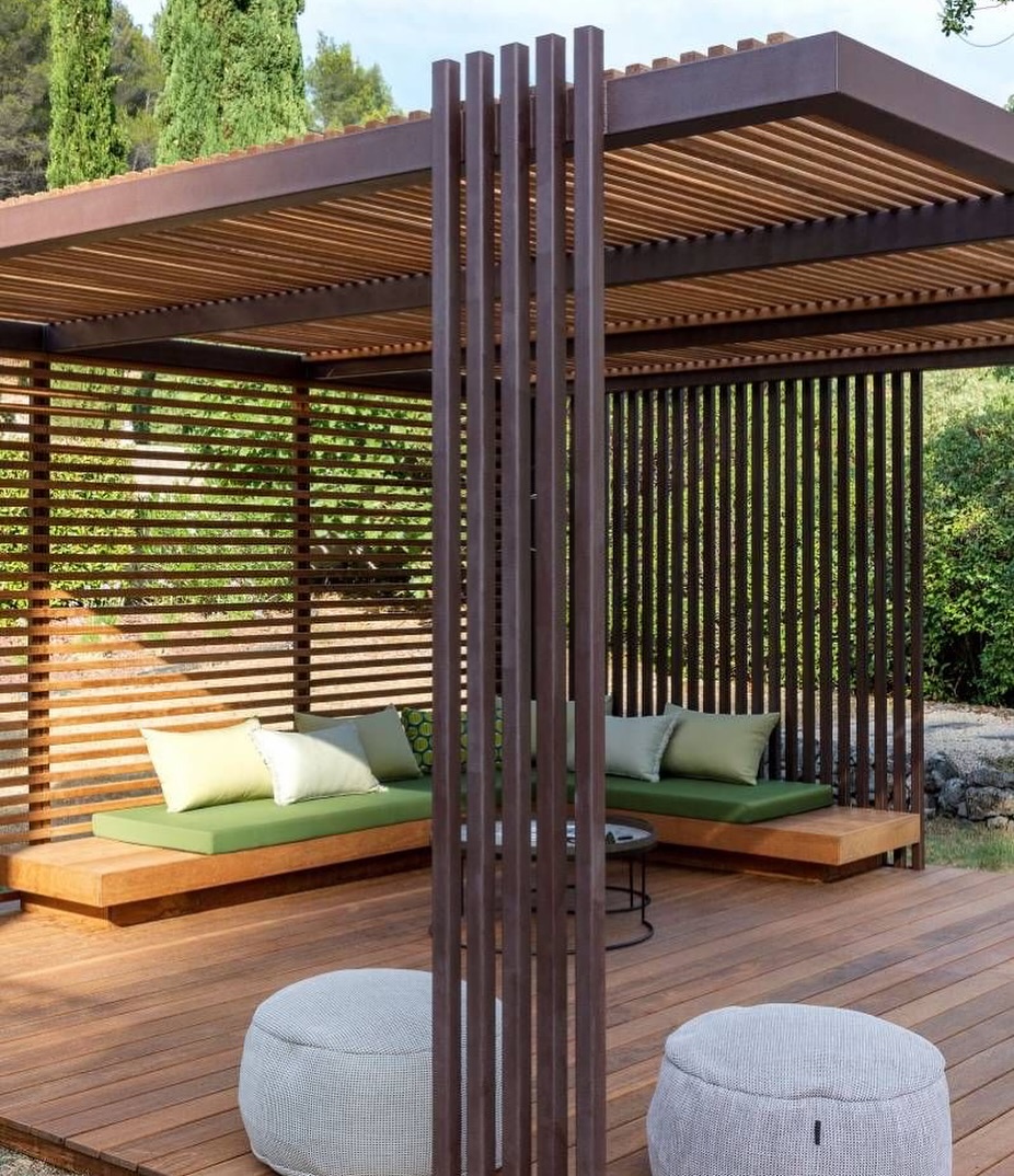 Mediterranean Slat Cabana