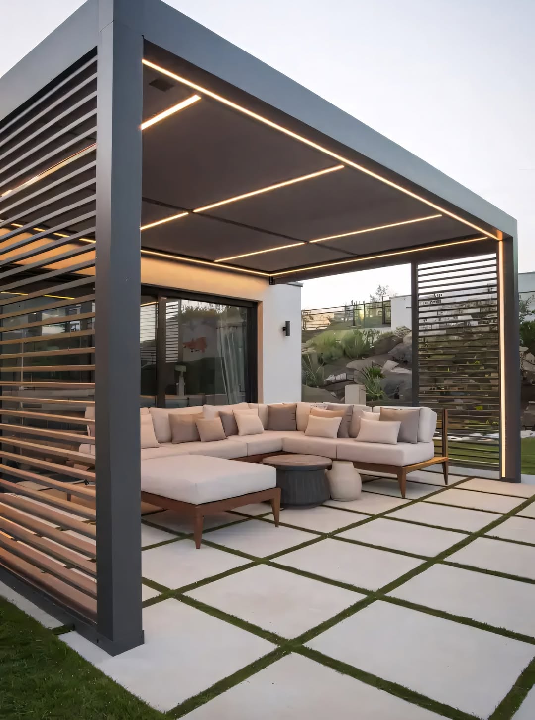 Slatted LED Sanctuary