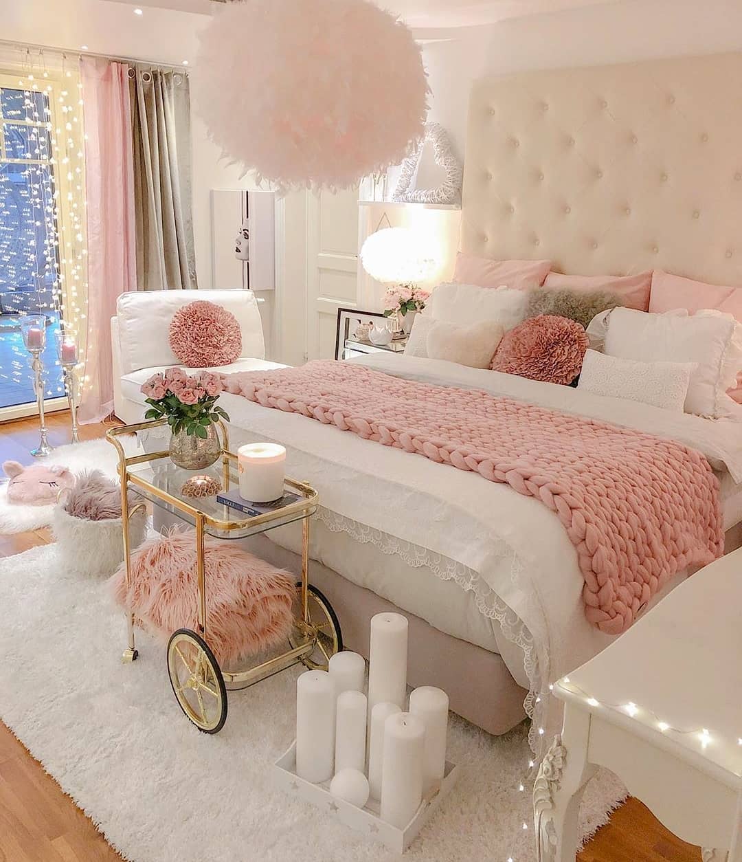 Blush Glam Bedroom
