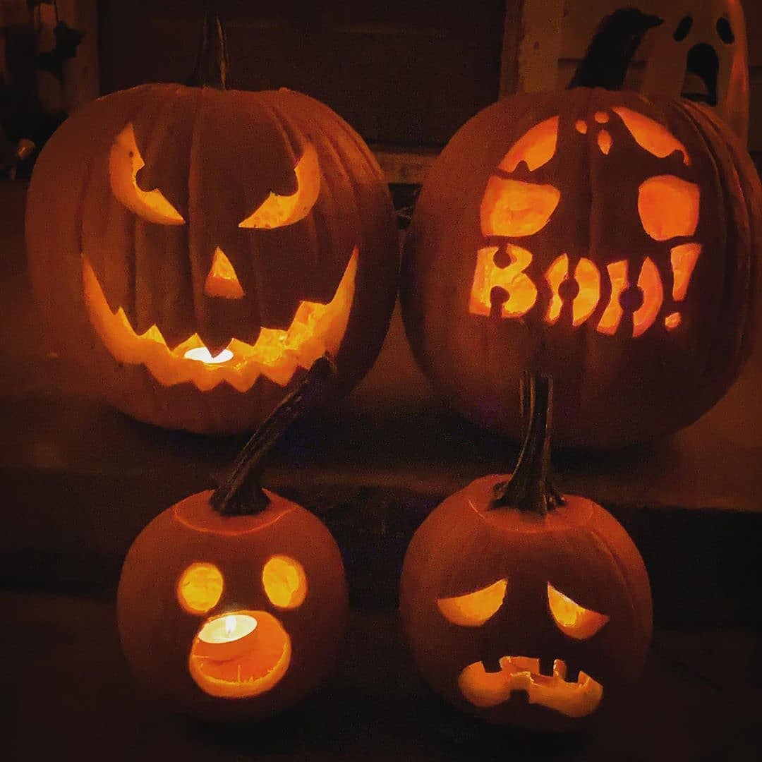Boo Crew on the Porch