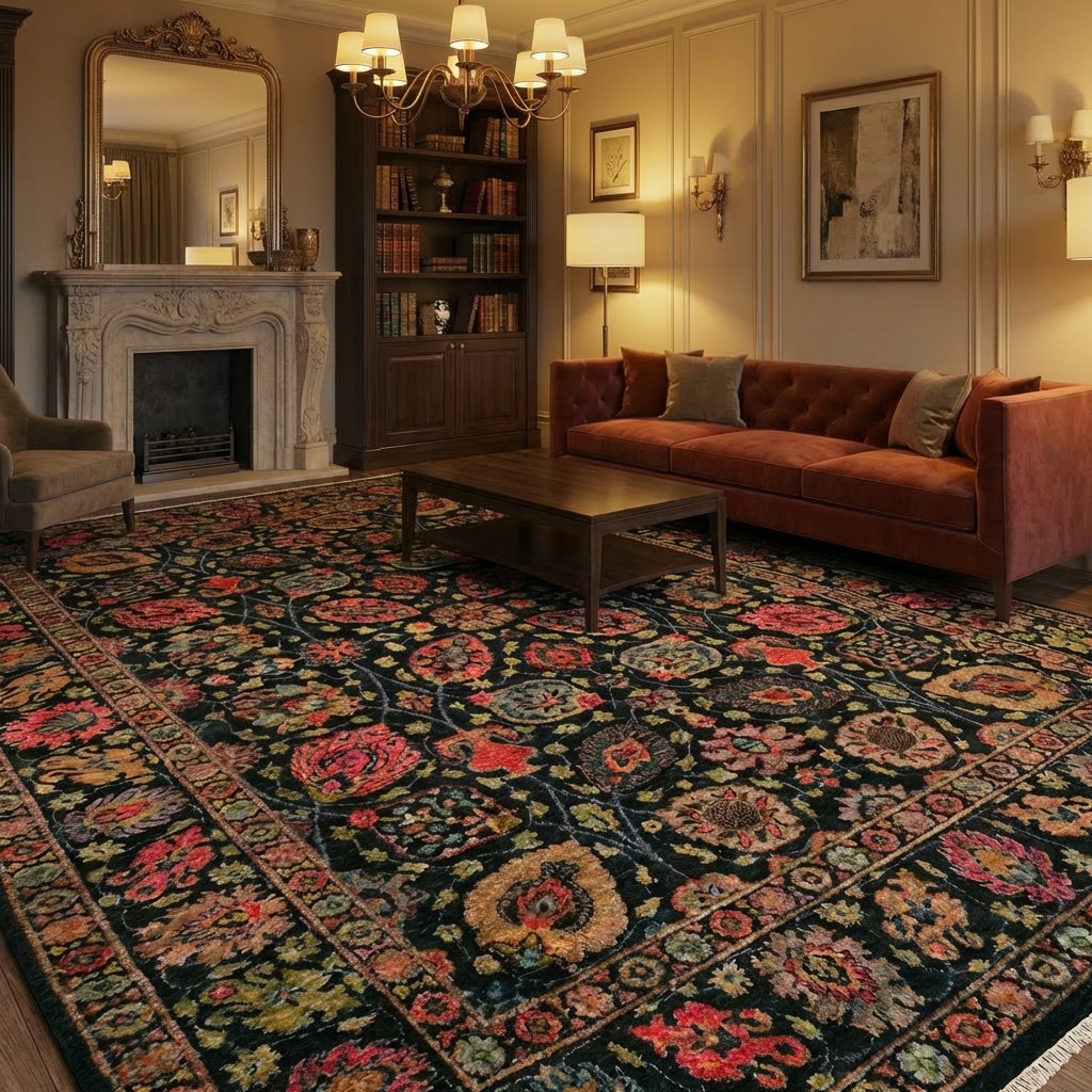 Statement Floral Carpets