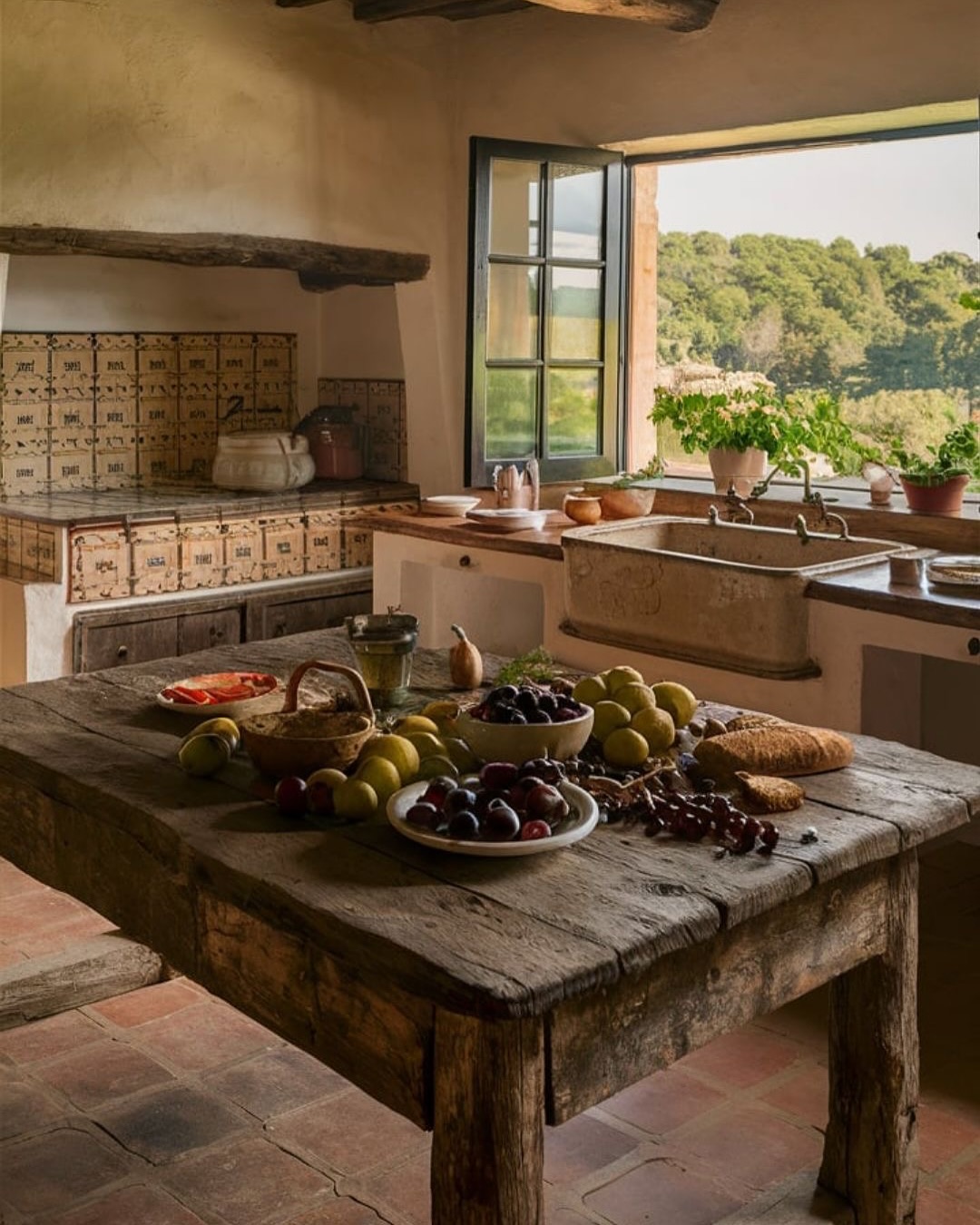 An Heirloom Kitchen in the Sun