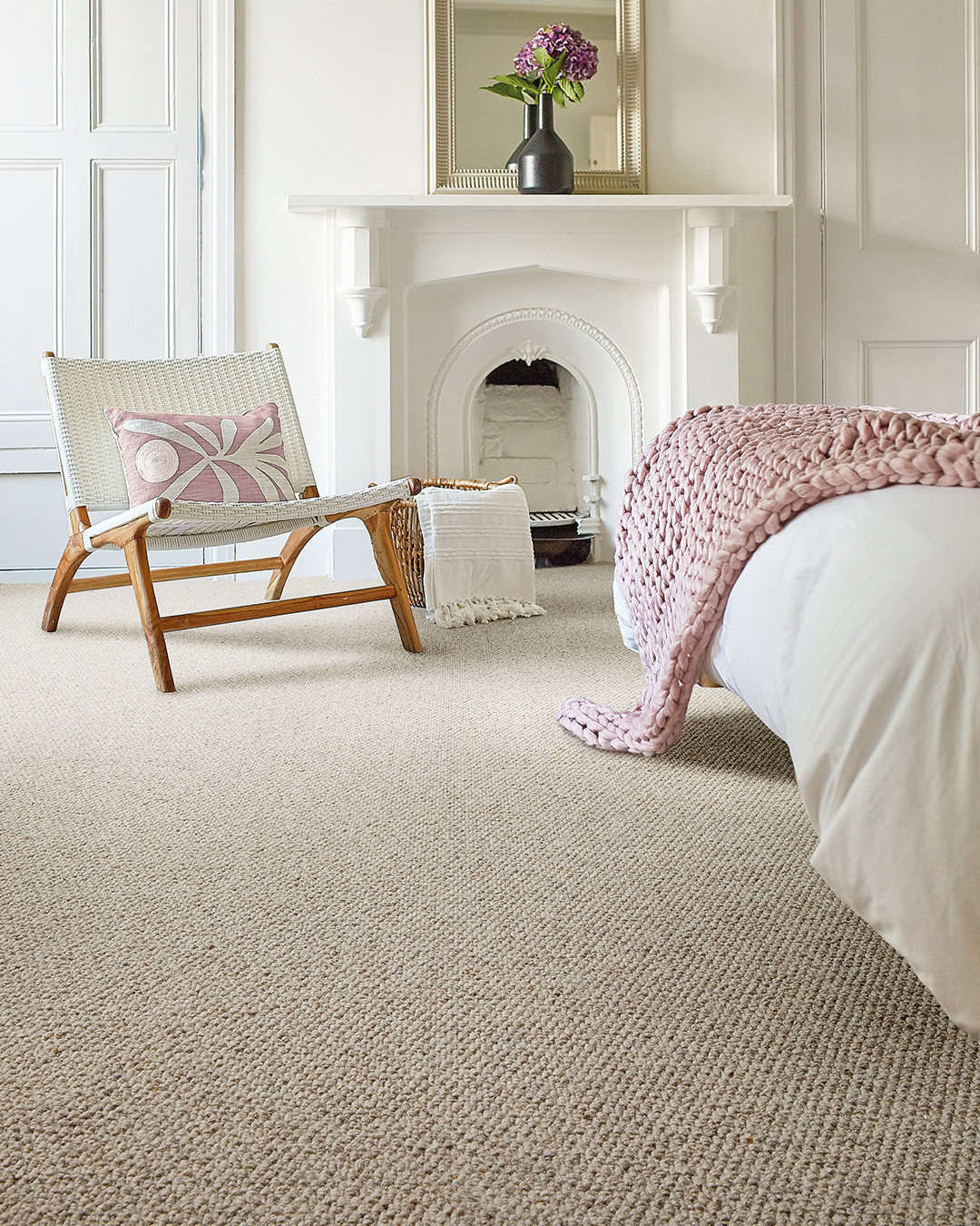 Soft Neutral Carpet Layers
