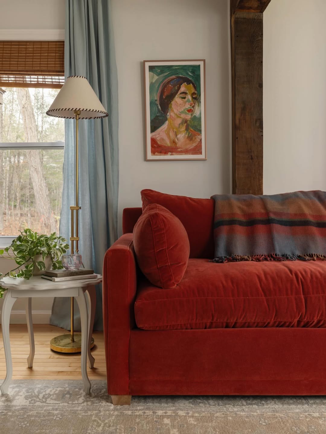 Velvet Statement Sofa