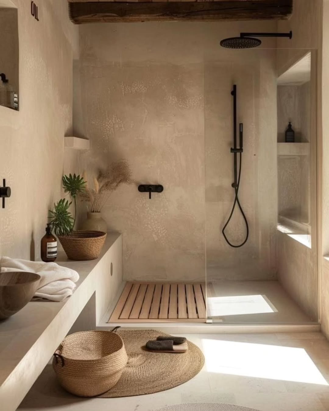 Earthy Walk-In Simplicity