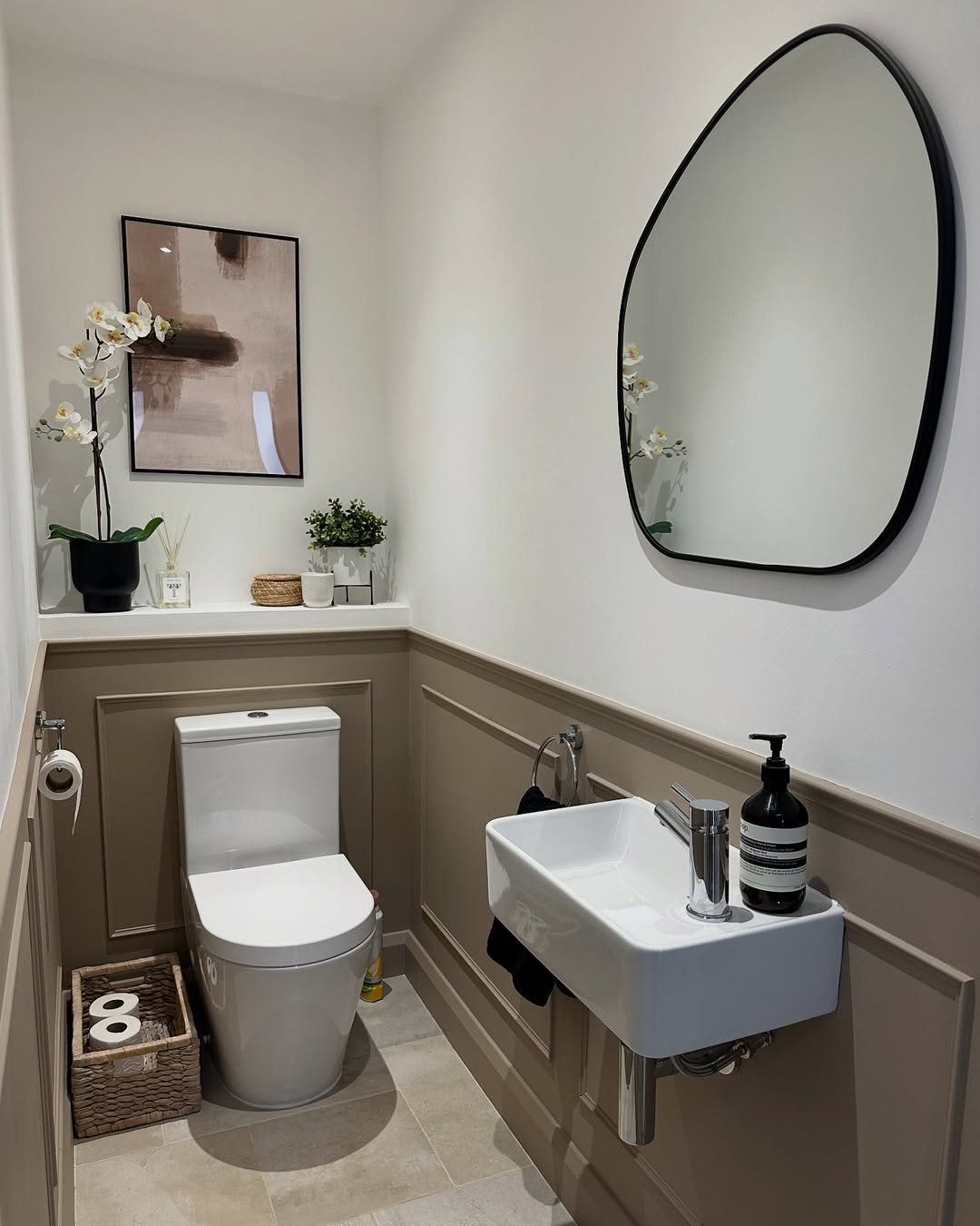 Warm Neutrals & Paneling