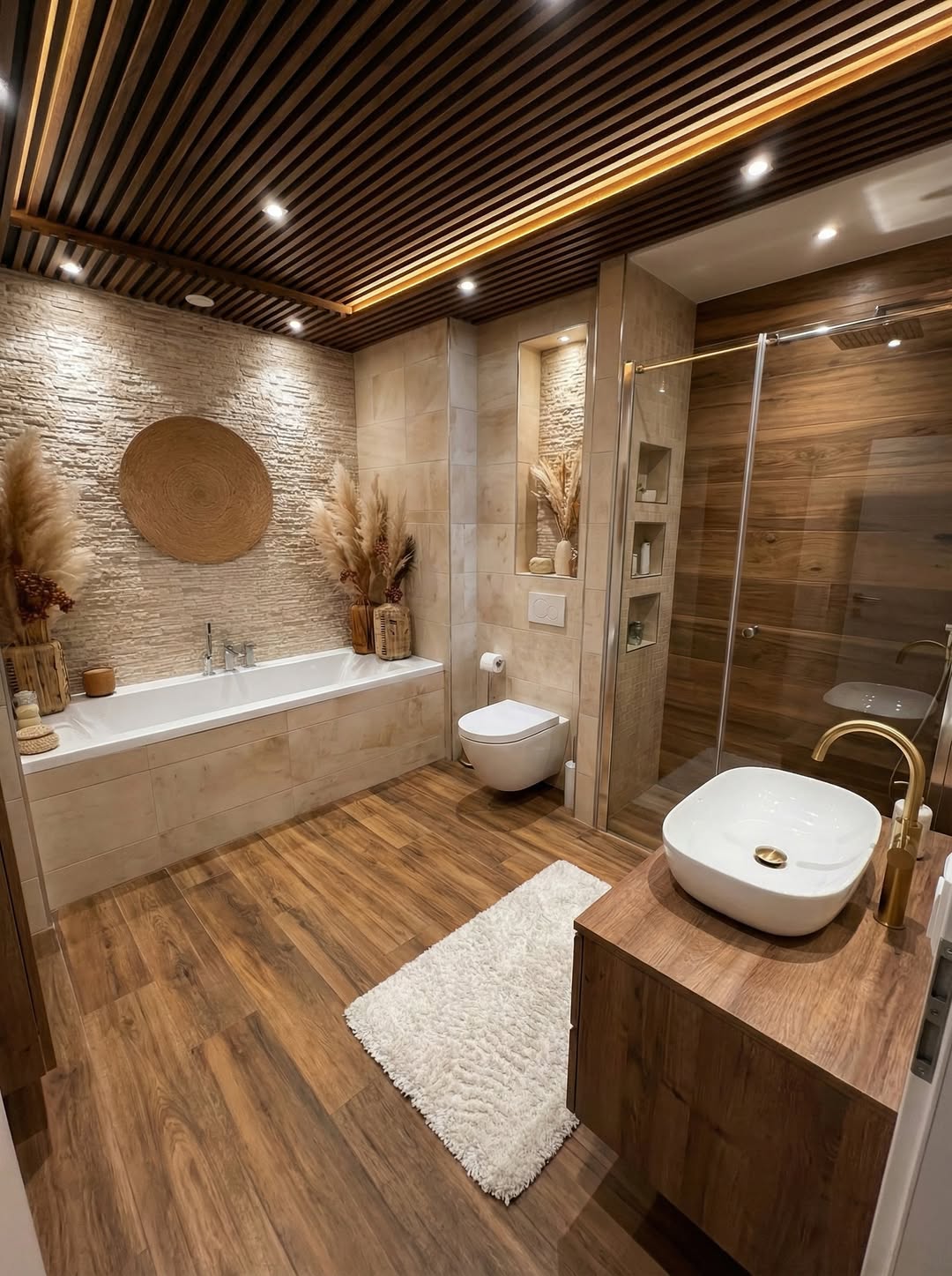 Warm Wood & Spa Serenity