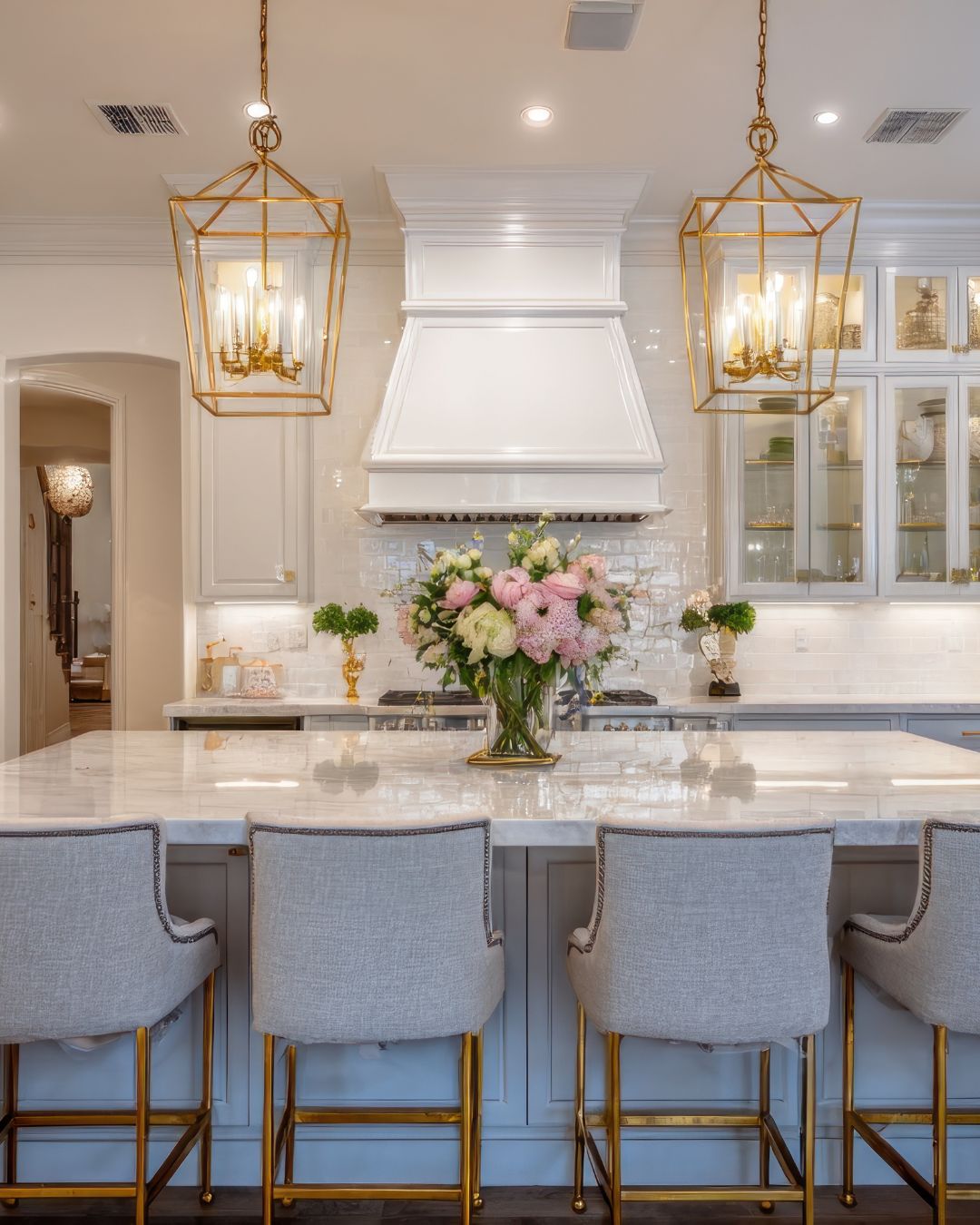 Glamorous White & Gold