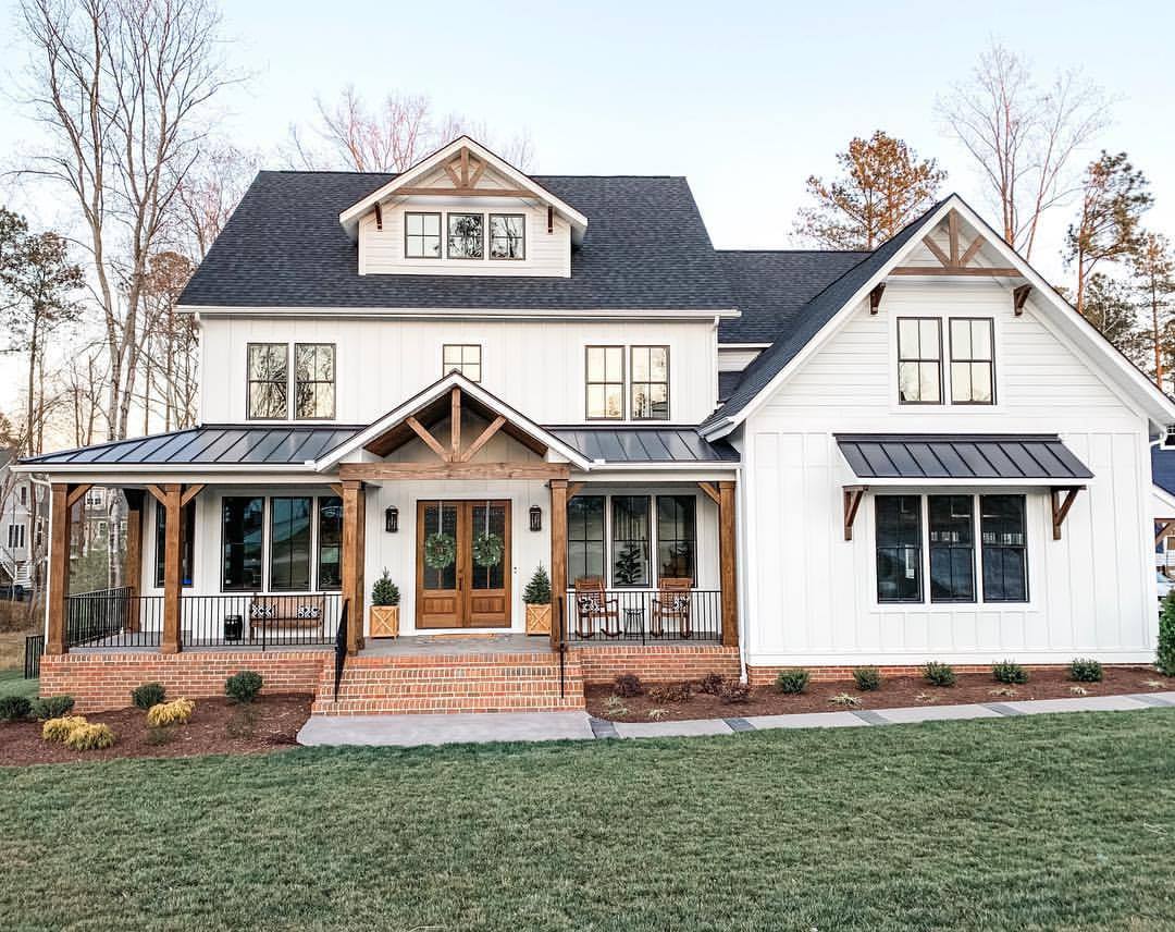 Classic White Farmhouse